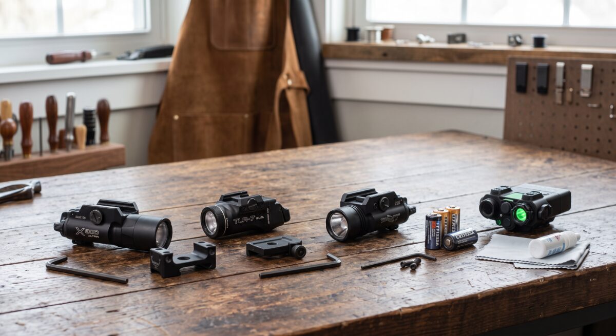 Weapon light and accessory rail